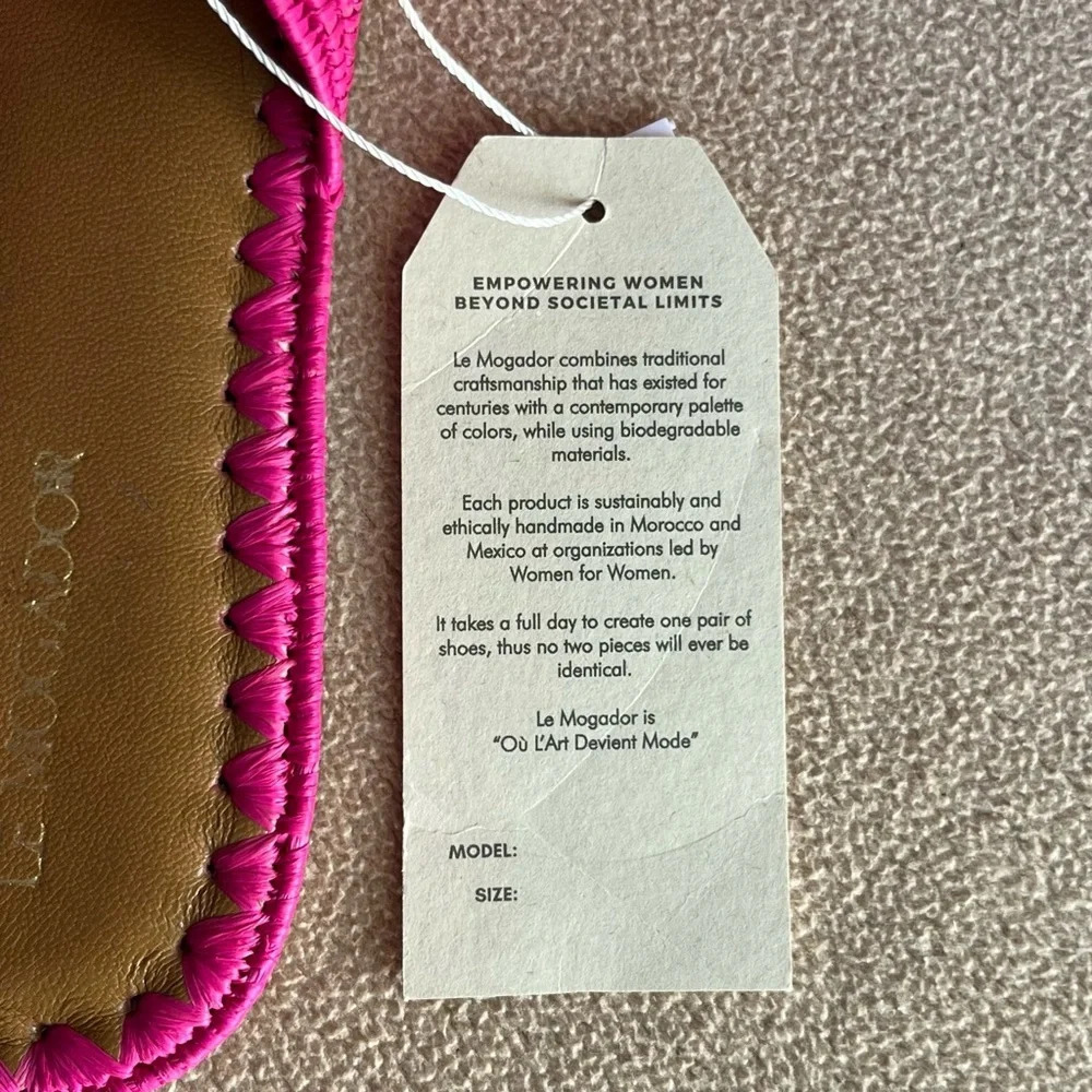 Le Mogador Taormina Mules Women’s 6.5 Fuchsia Pink Summer Beach Island Vacation - Picture 5 of 6